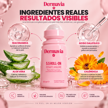Dermavia™ Roll-On | Piel Lisa Post-Depilación