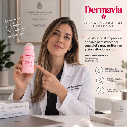 Dermavia™ Roll-On | Piel Lisa Post-Depilación
