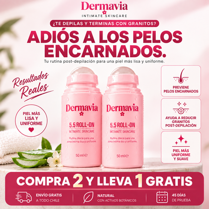 Dermavia™ Roll-On | Piel Lisa Post-Depilación